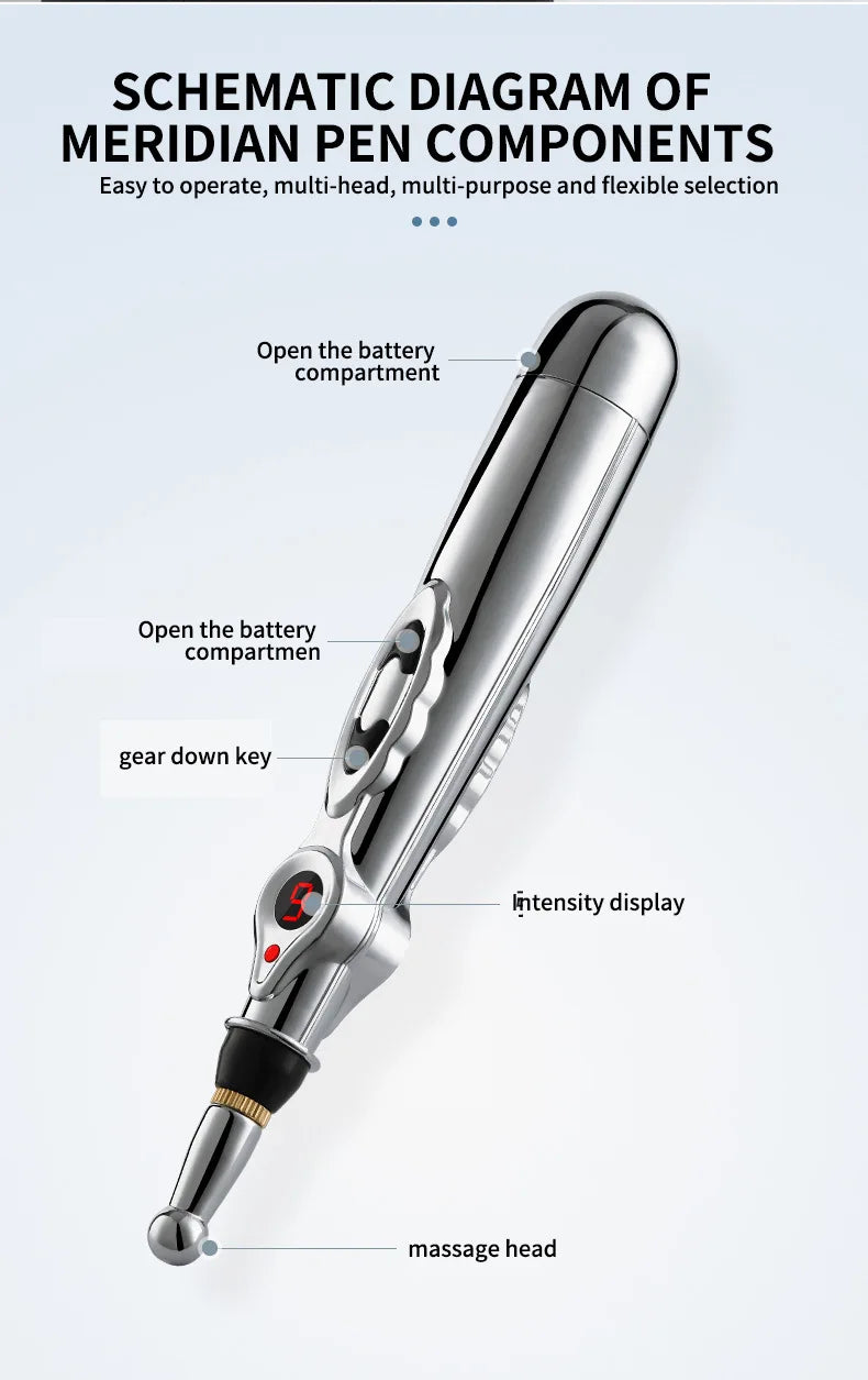 Electronic Acupuncture Pen Acupuncture Point Pen Acupuncture Point Pen Meridian Energy Meridian Pen Massage Pen Acupuncture Acup