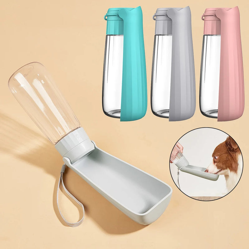 2-in-1 Portable Pet Water Bottle & Food Container