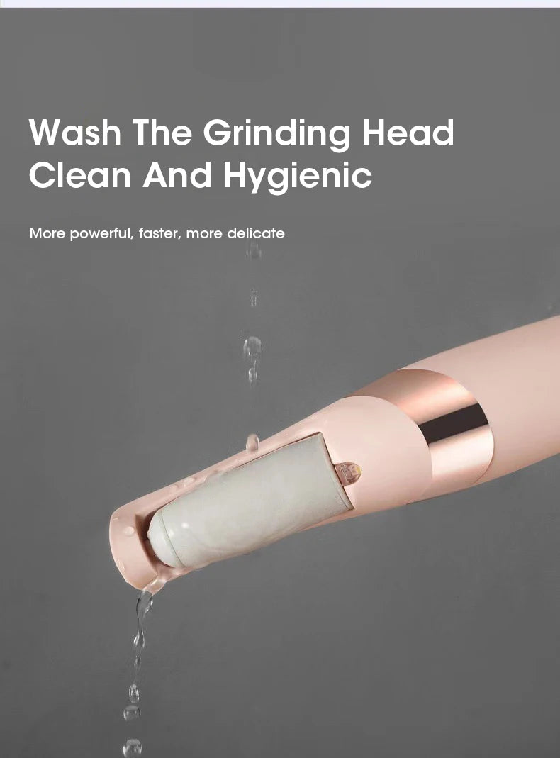 Electric Foot Grinder Automatic Foot Callus Rubbing Pedicure Dead Skin Callus Remover for Foot Rechargeable Foot Beauty Machine