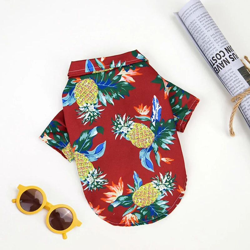 Hawaiian Pet T-shirt XL-5XL – Summer Shirt for Medium/Large Dogs