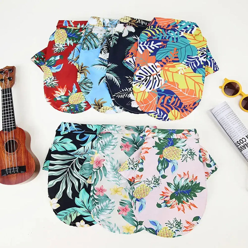 Hawaiian Pet T-shirt XL-5XL – Summer Shirt for Medium/Large Dogs