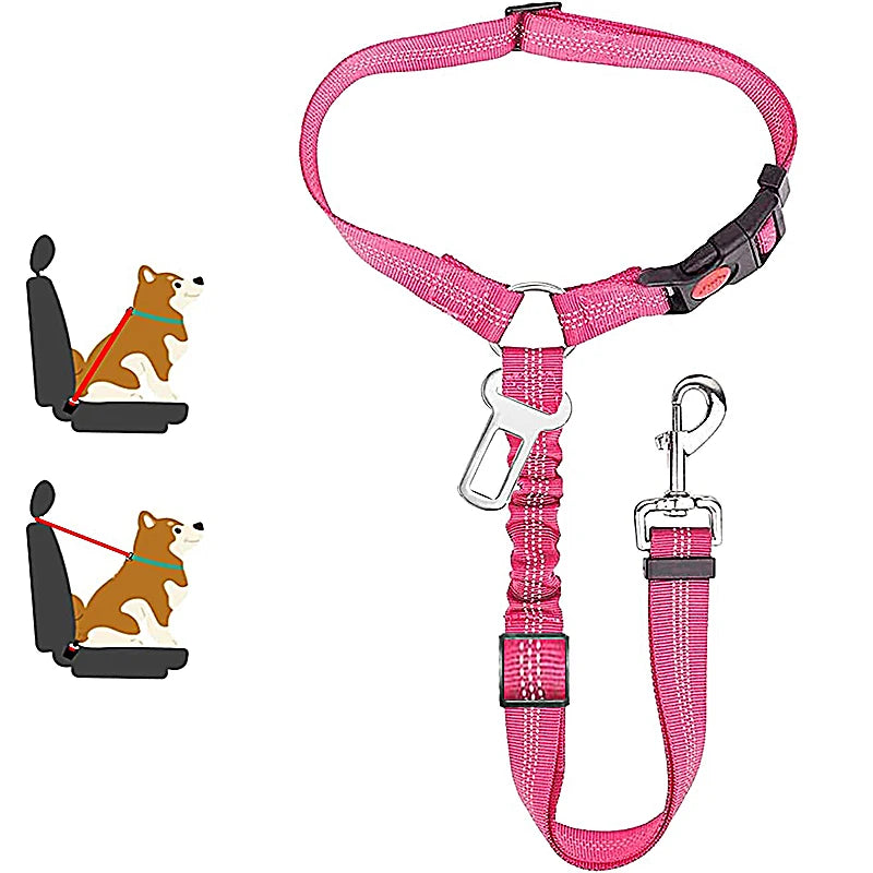 Heavy Duty Pet Harness & Leash Combo for Car Travel