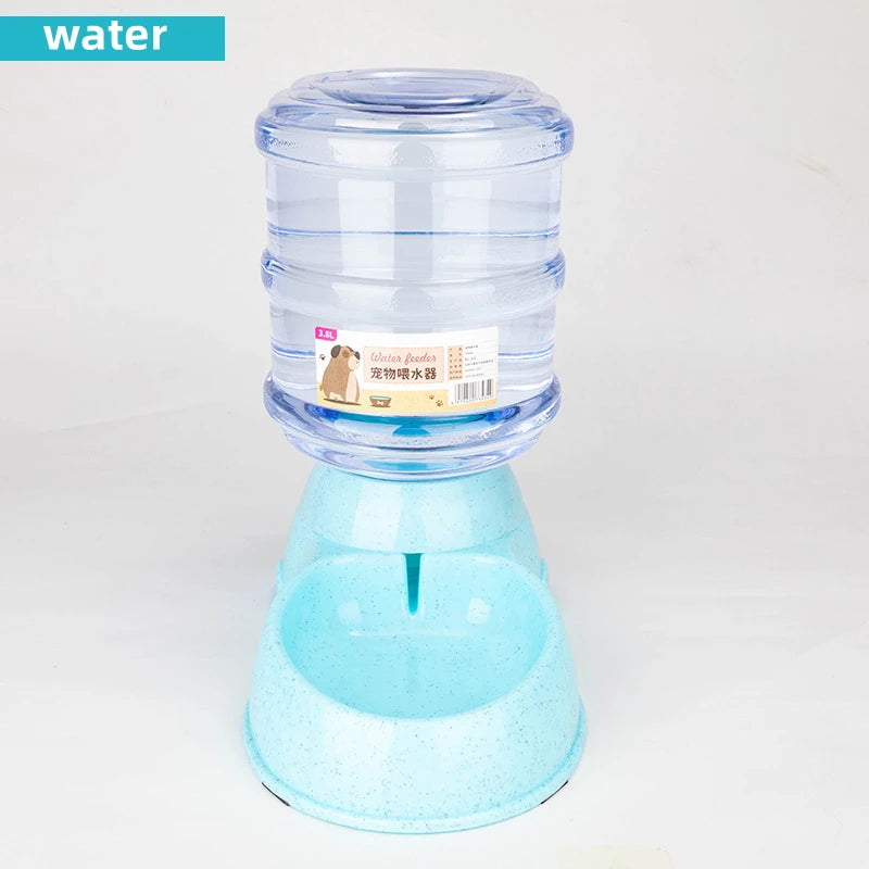 Large Capacity Pet Feeder & Water Dispenser – Bowls for Dogs & Cats