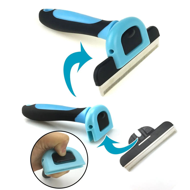 Pet Grooming Comb – Hair Remover & Trimmer for Cats and Dogs