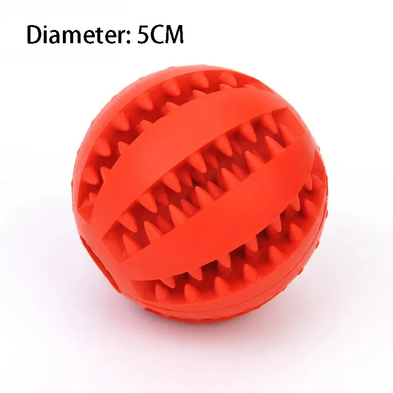 Durable Dog Toy – Tooth Cleaning Treat Ball
