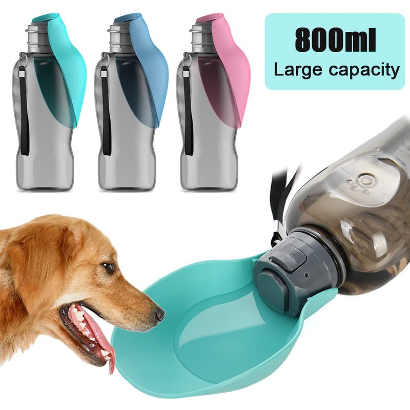 2-in-1 Portable Pet Water Bottle & Food Container