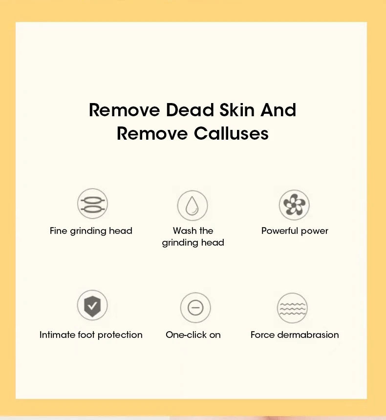 Electric Foot Grinder Automatic Foot Callus Rubbing Pedicure Dead Skin Callus Remover for Foot Rechargeable Foot Beauty Machine