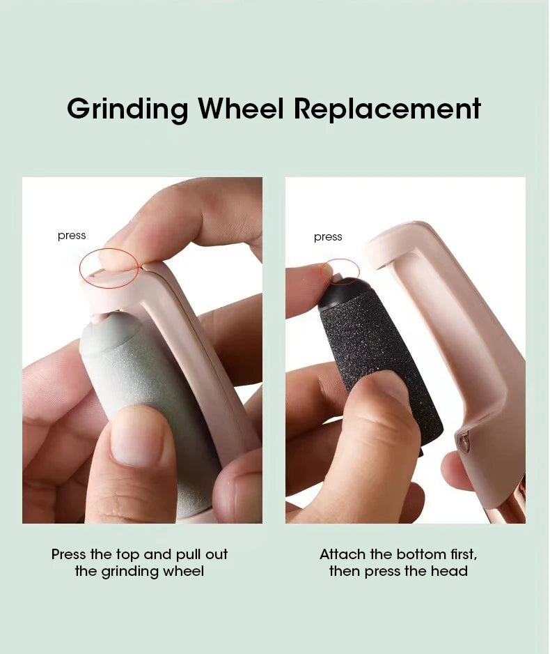 Electric Foot Grinder Automatic Foot Callus Rubbing Pedicure Dead Skin Callus Remover for Foot Rechargeable Foot Beauty Machine
