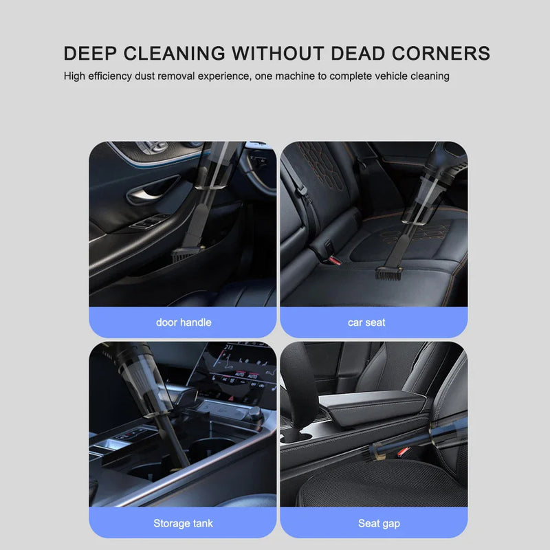USB Charging Handheld Cordless Vacuum Cleaner 120W Portable Car Vacuum Cleaner Powerful Suction for Car Home Office Pet Hair
