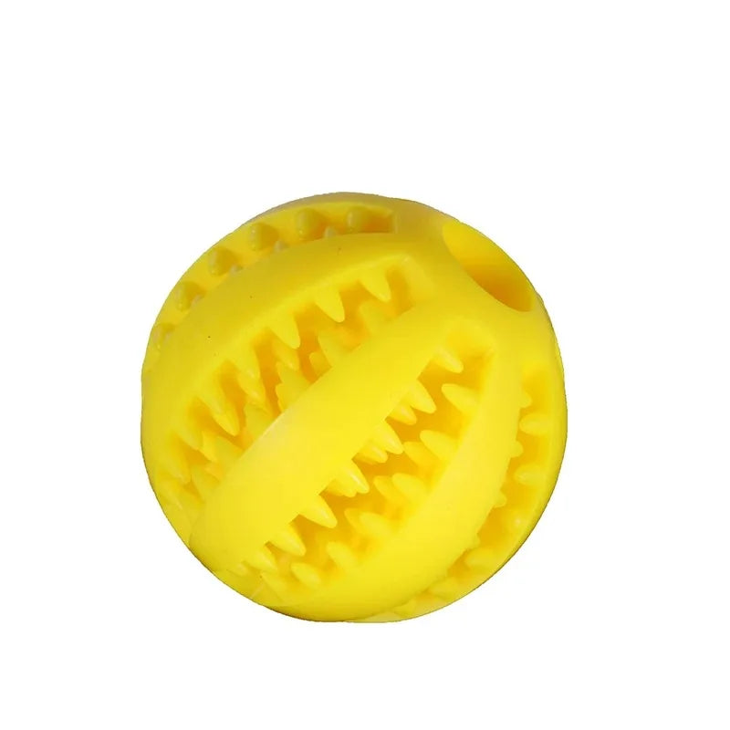 Durable Dog Toy – Tooth Cleaning Treat Ball