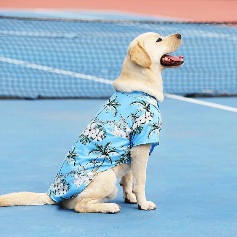 Hawaiian Pet T-shirt XL-5XL – Summer Shirt for Medium/Large Dogs