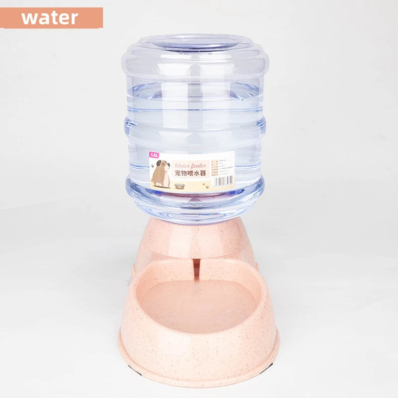 Large Capacity Pet Feeder & Water Dispenser – Bowls for Dogs & Cats