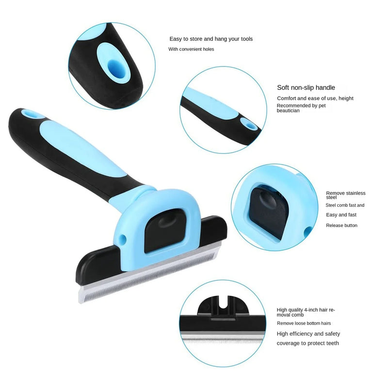 Pet Grooming Comb – Hair Remover & Trimmer for Cats and Dogs