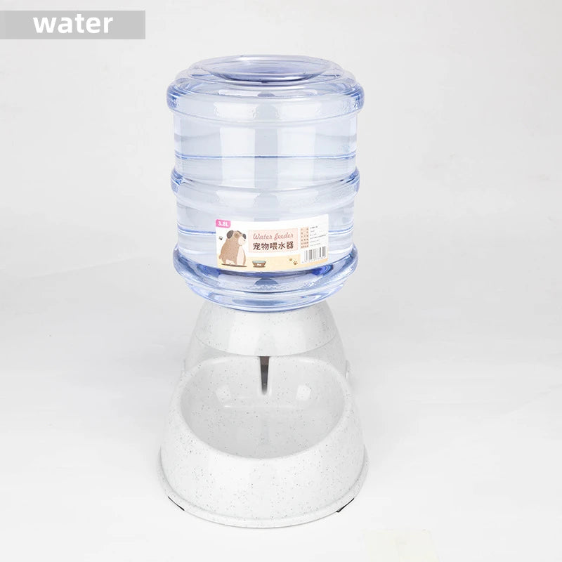 Large Capacity Pet Feeder & Water Dispenser – Bowls for Dogs & Cats