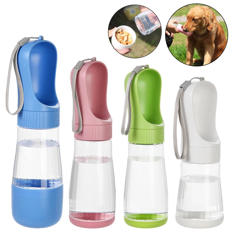 2-in-1 Portable Pet Water Bottle & Food Container