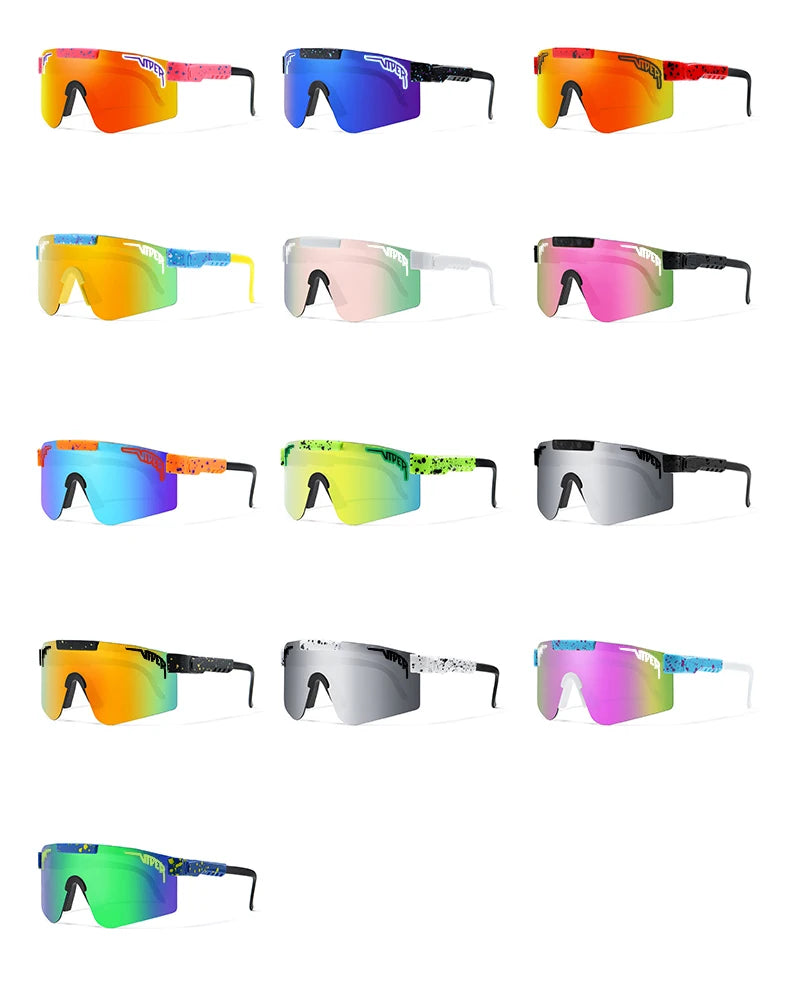 Pit Viper Cycling Glasses Outdoor Sunglasses MTB Men Women Sport Goggles UV400 Bike Bicycle Eyewear Without Box