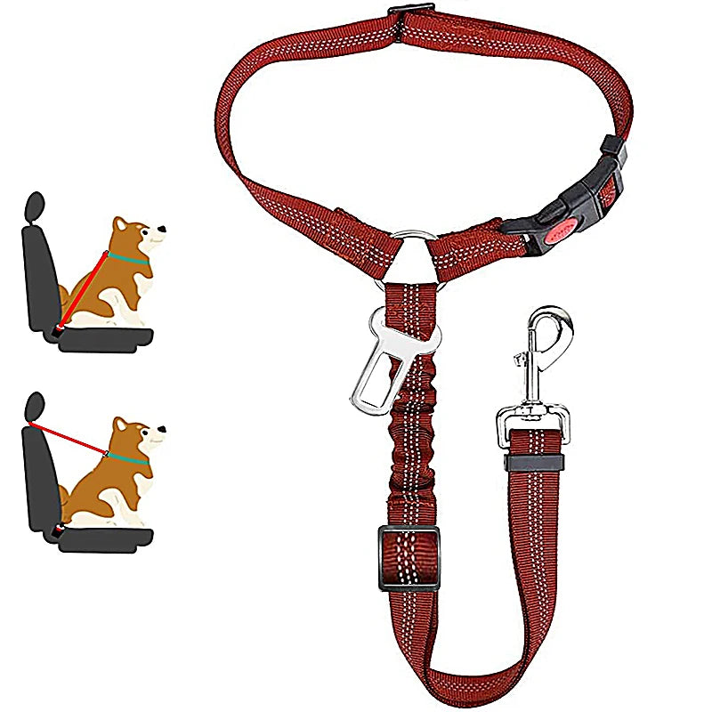 Heavy Duty Pet Harness & Leash Combo for Car Travel