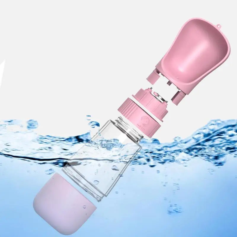 2-in-1 Portable Pet Water Bottle & Food Container